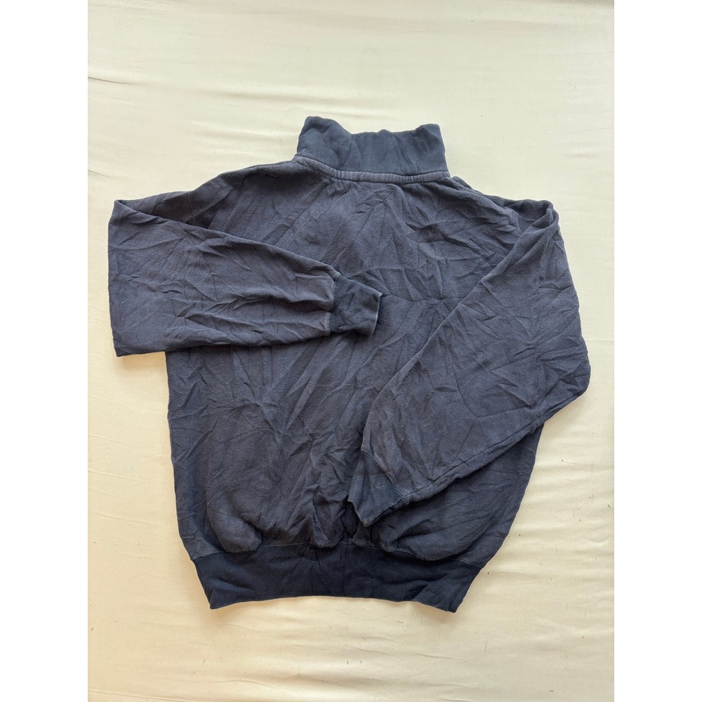 MV Sport Chicago City Seal Quarter Zip Sweatshirt Navy Blue Mens Large - Picture 4 of 4